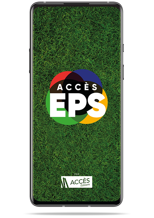 Écran d'accueil de l'application ACCÈS EPS.